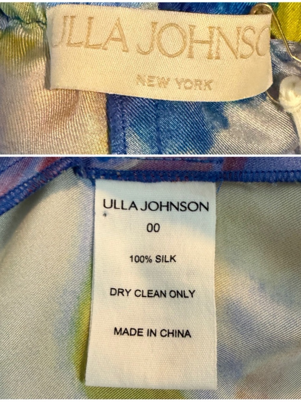 Ulla Johnson Sawyer Pant Tuck Silk Wide Leg XXS NWT $650 - Picture 7 of 12